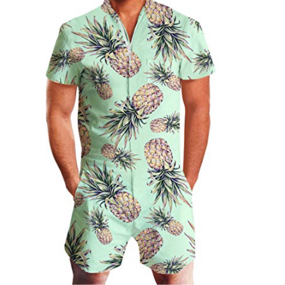 Pineapple Romper / Romphim Sz L